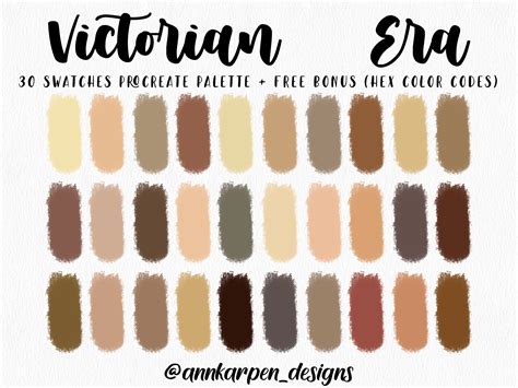 Victorian Era Color Palette 3