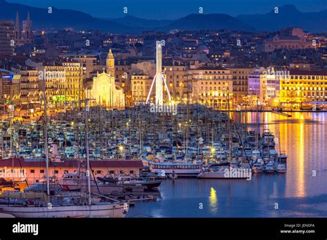 Vieux-Port of Marseille at Night