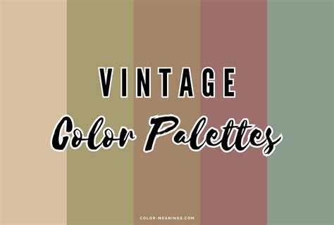 Vintage Chic Color Palette