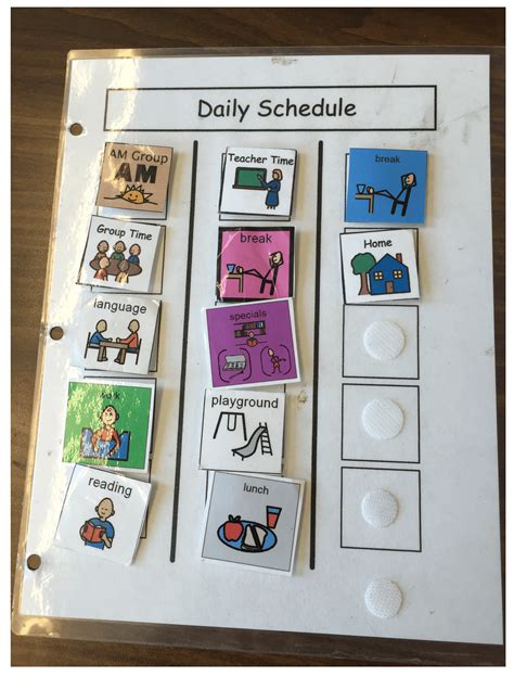 Visual Schedules for ASD