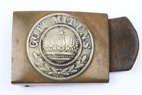 WW1 German Belt Buckle Preservation and Display