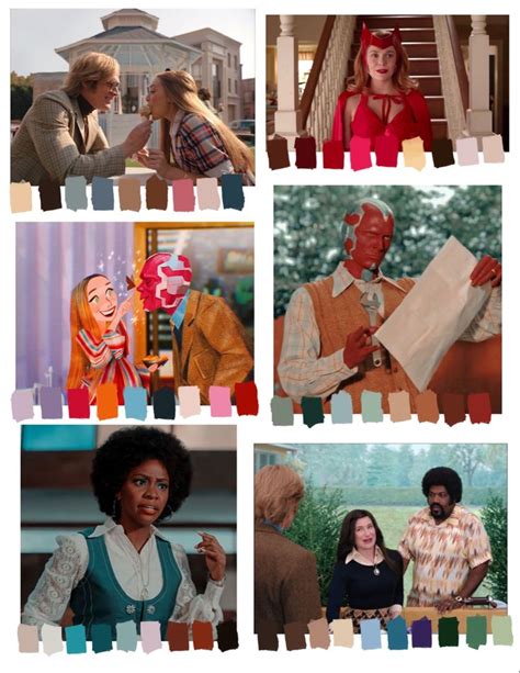 WandaVision 1950s Color Palette