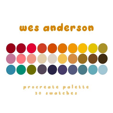 Wes Anderson's Color Inspiration