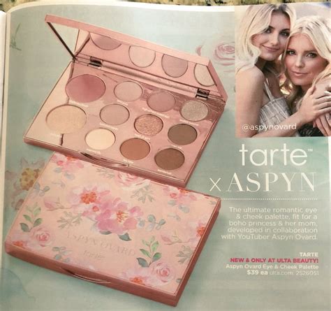 Who is 5 Shades Of Aspyn Ovard Tarte Palette for