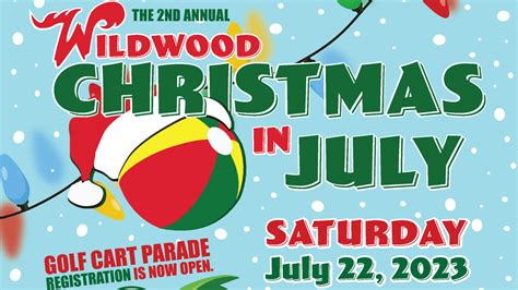 Wildwood Christmas in July Events