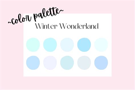 December Winter Wonderland Color Palette