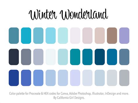 Winter Wonderland Color Palette