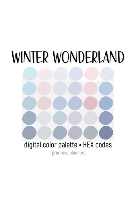 Winter Wonderland Color Palette