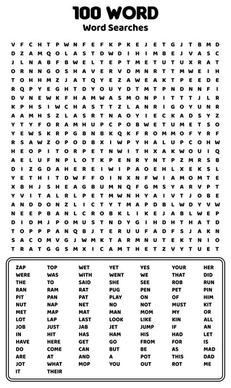 Word Search Puzzle Variations for Adults