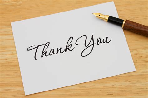 Tips for Writing a Thank You Note