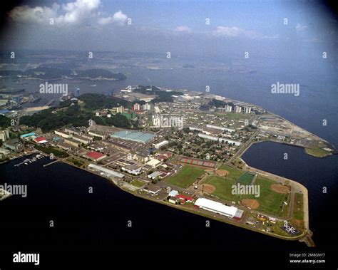 Yokosuka Navy Base Aerial View