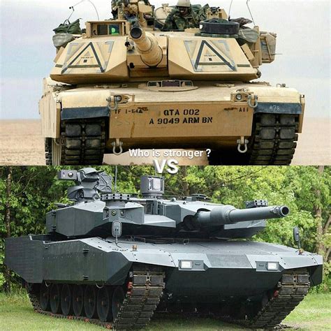 Abrams and Leopard 2 comparison