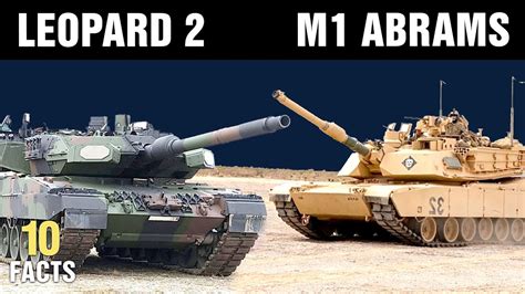 Abrams and Leopard 2 armament comparison