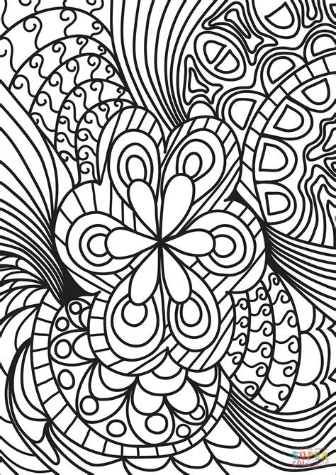 Abstract Art Coloring Book