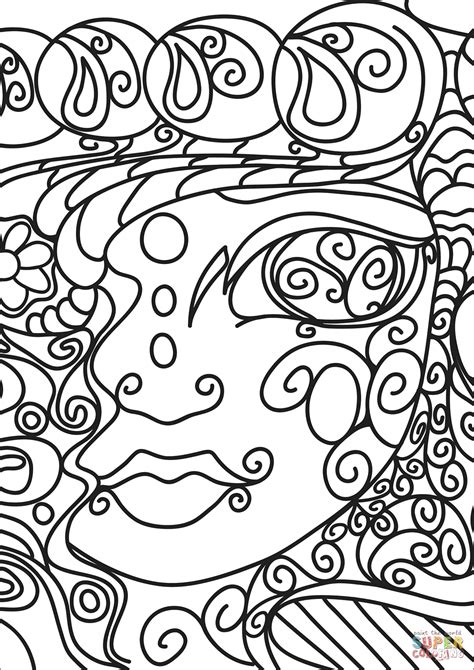 Abstract Art Coloring Pages