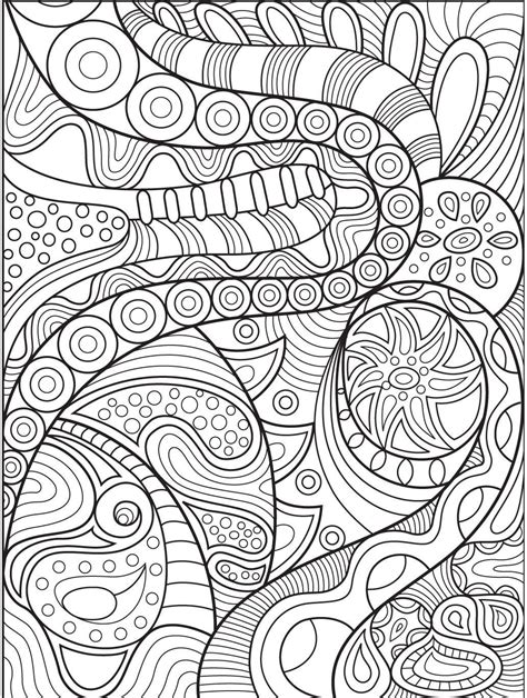 Abstract patterns for coloring