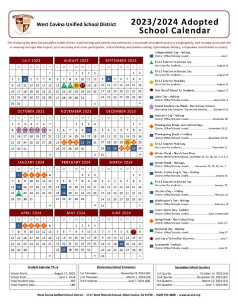 Academic Calendar Dates