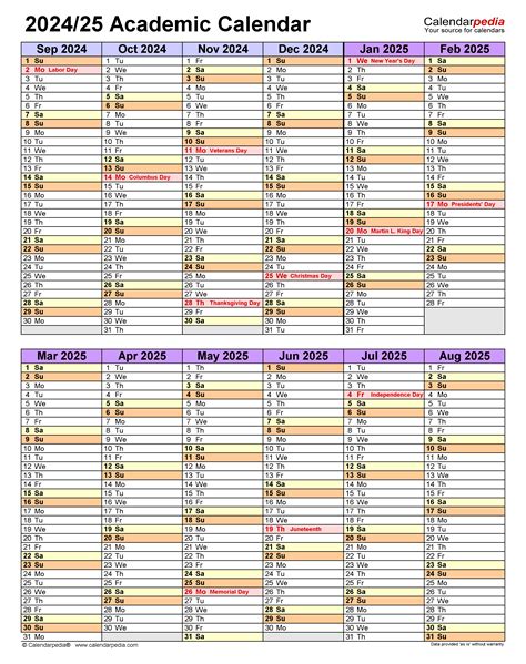 Academic Calendar Planning