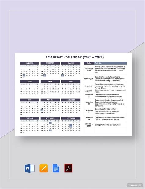 Academic Calendar Resources