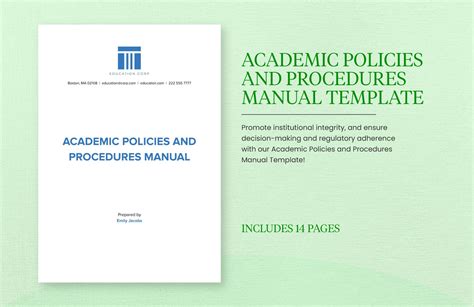 Academic policies and procedures