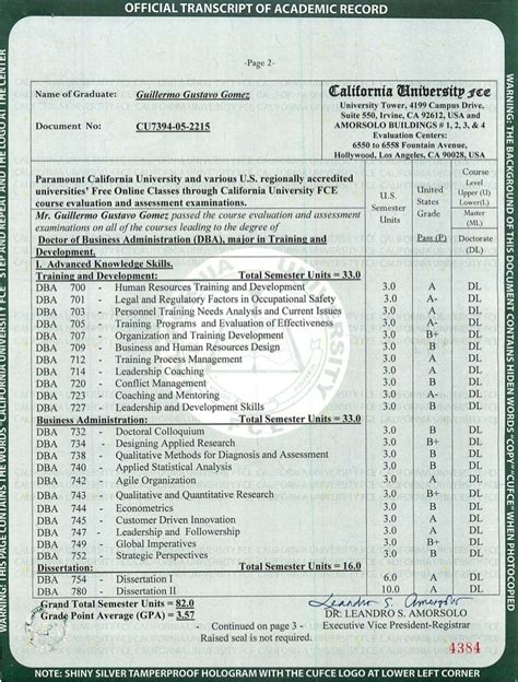 Academic Records