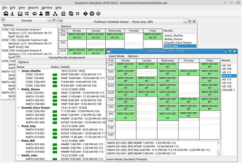 Description of Academic Schedulers