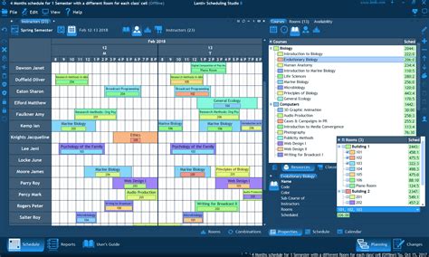 Academic Scheduling Software