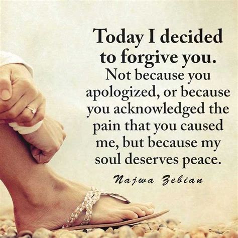 Acceptance and forgiveness