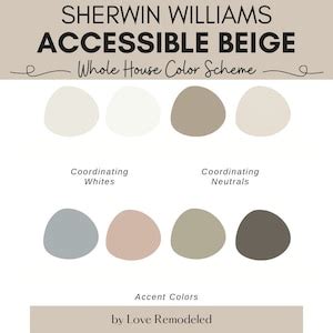 Accessible Beige Palette by Sherwin-Williams