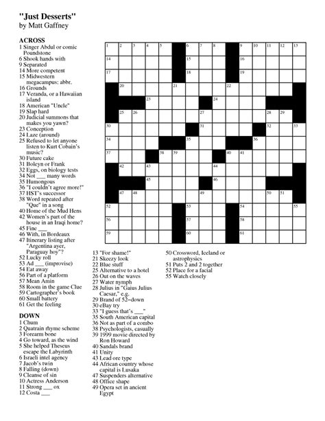 How to access free crossword puzzles