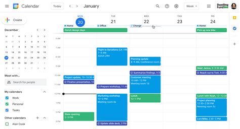 Accessing Google Calendar from Chrome