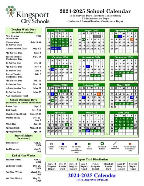 Accessing Kingsport City Schools Calendar