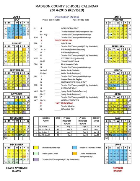 Accessing Madison County Schools Calendar