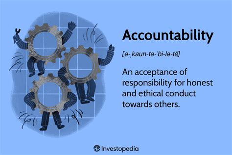 Accountability is essential for personal growth and development