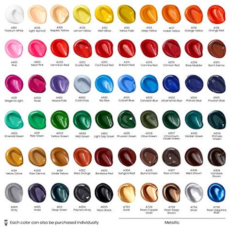 Acrylic Paint Colors