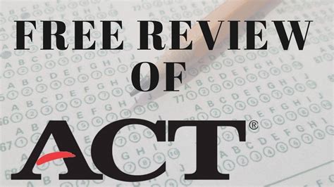 ACT Test Review