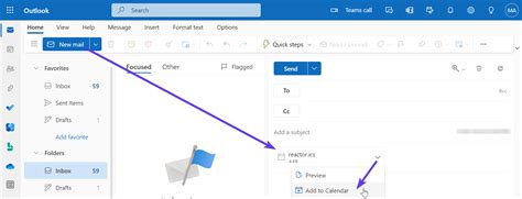 Adding ICS to Microsoft Outlook