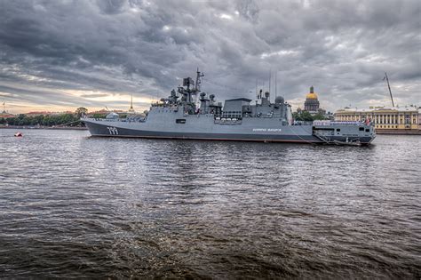 Admiral Makarov during a Naval Exercise