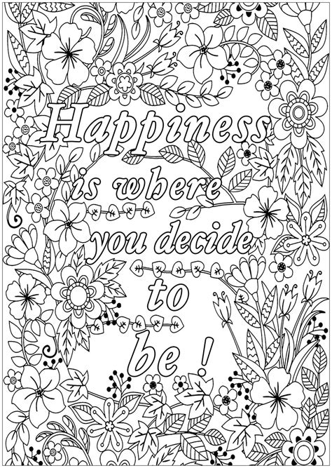 Adult Coloring Page Inspiration