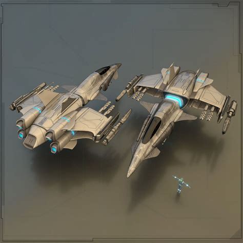 Advanced Space Fighter Design Concept 2