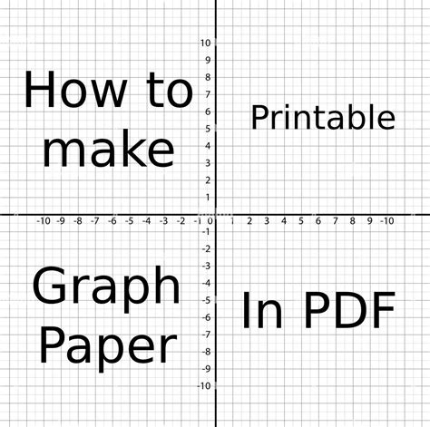 Advantages of Printable Graph Paper PDFs