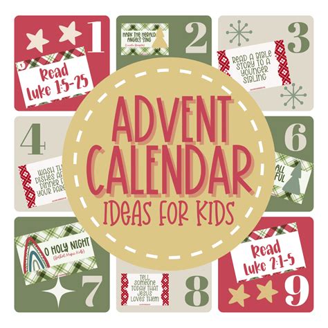 Advent Calendar Ideas for Kids