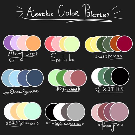 Aesthetic Color Palette 1