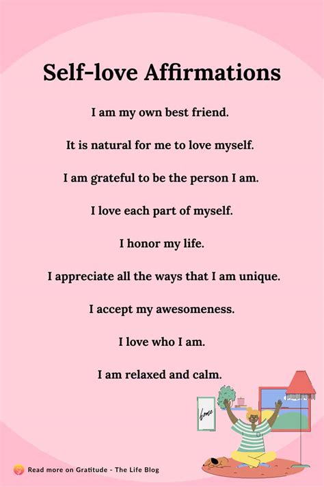 Affirmations for self-love