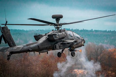 AH-64 Apache in aerial reconnaissance mode