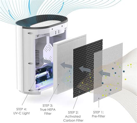 A person holding an air purifier in a home