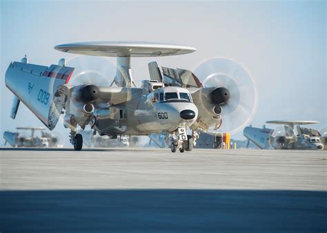 Aircraft Carrier Air Wing 5 E-2D Hawkeye