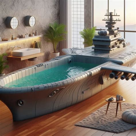 Aircraft Carrier Bathtub 3D Printing