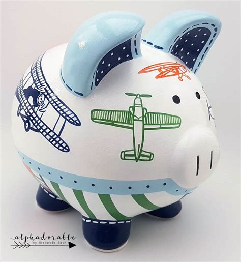 Airplane Piggy Bank Collectibles