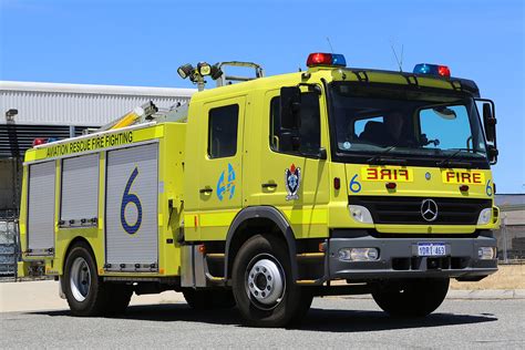 Airport rescue fire truck